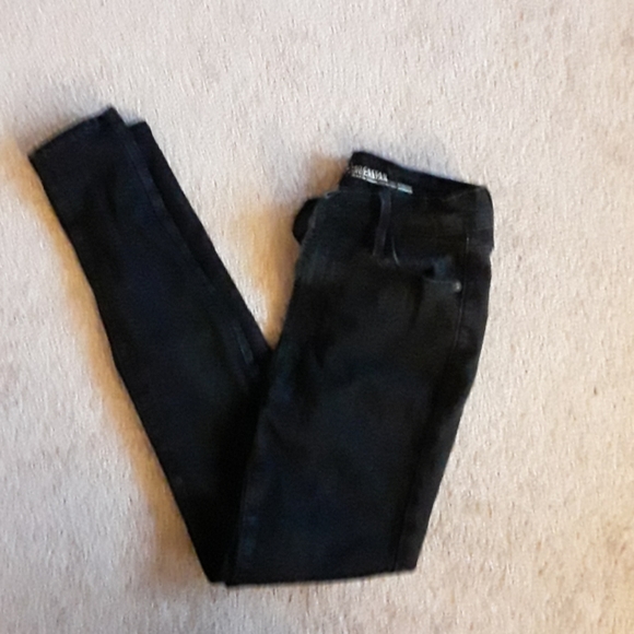 🍒Old navy black skinny Jean's size 4P - Picture 2 of 6
